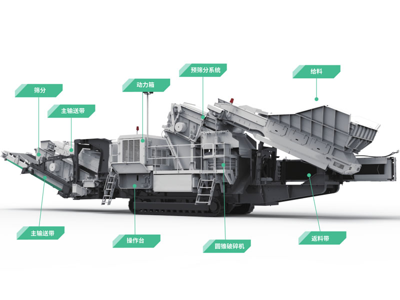 履帶移動(dòng)式破碎機(jī) 履帶移動(dòng)式破碎機(jī)